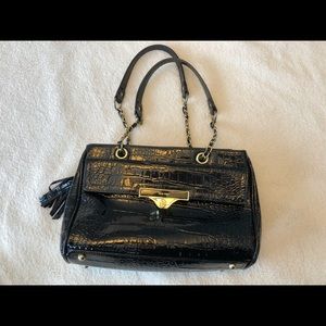 NINE WEST Patent Shoulder Bag